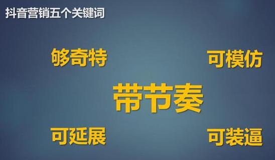 抖音的商业化网络推广营销